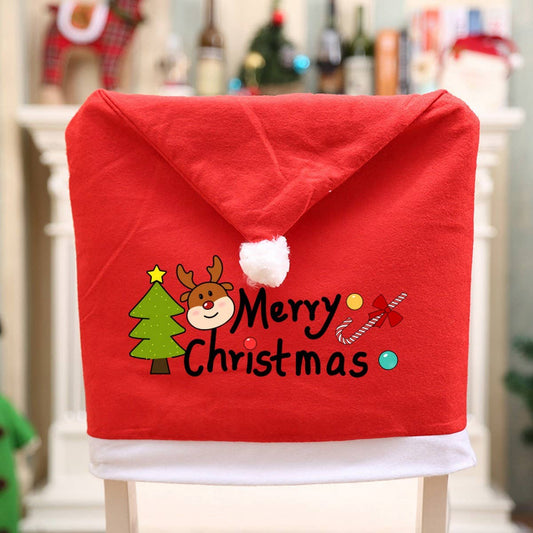 CWMM9666_CHRISTMAS CHAIR PRINTING LETTER SET CHAIR COVER