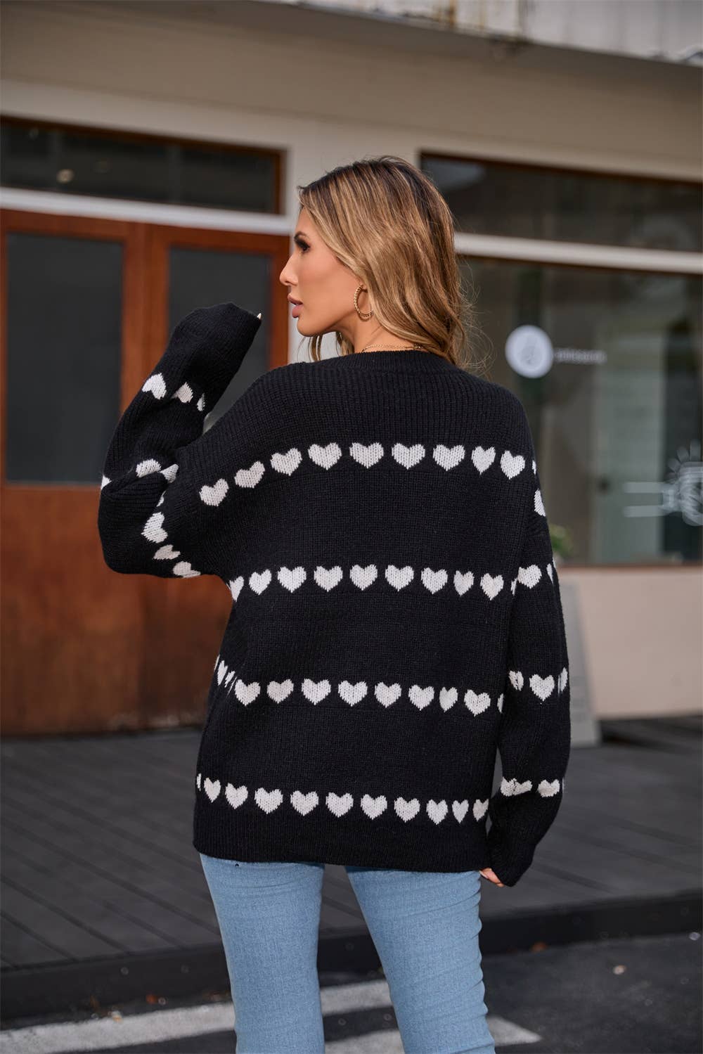 KNITWEAR LOVE FASHION PULLOVER SWEATER