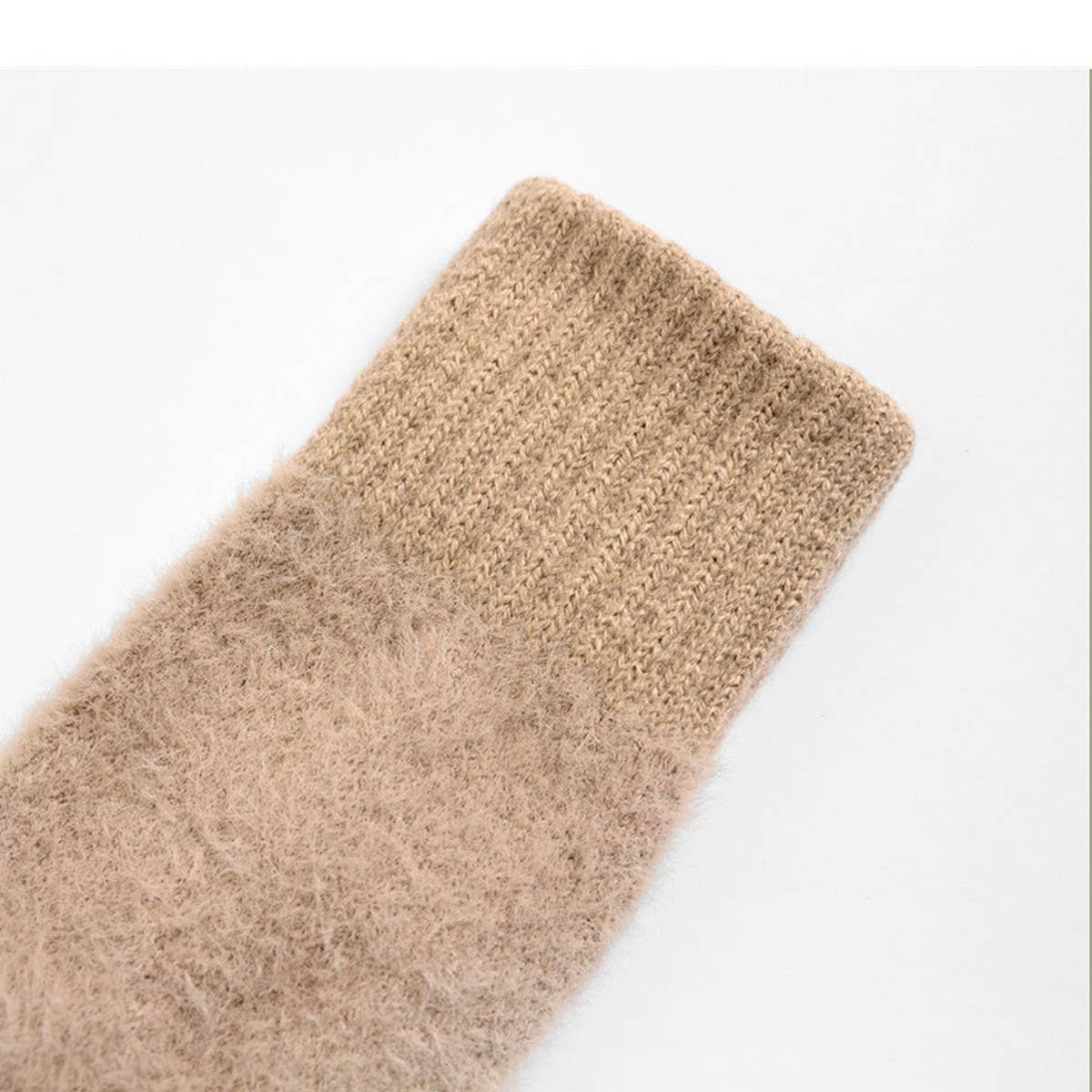 CWAG0276_THICKENED WATERPROOF MINK FUR FINGERLESS GLOVES
