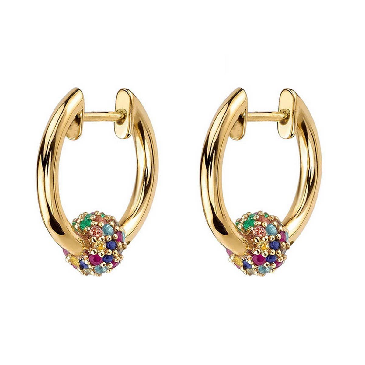 FASHIONABLE COMMUTER TEMPERAMENT HOOP EARRINGS