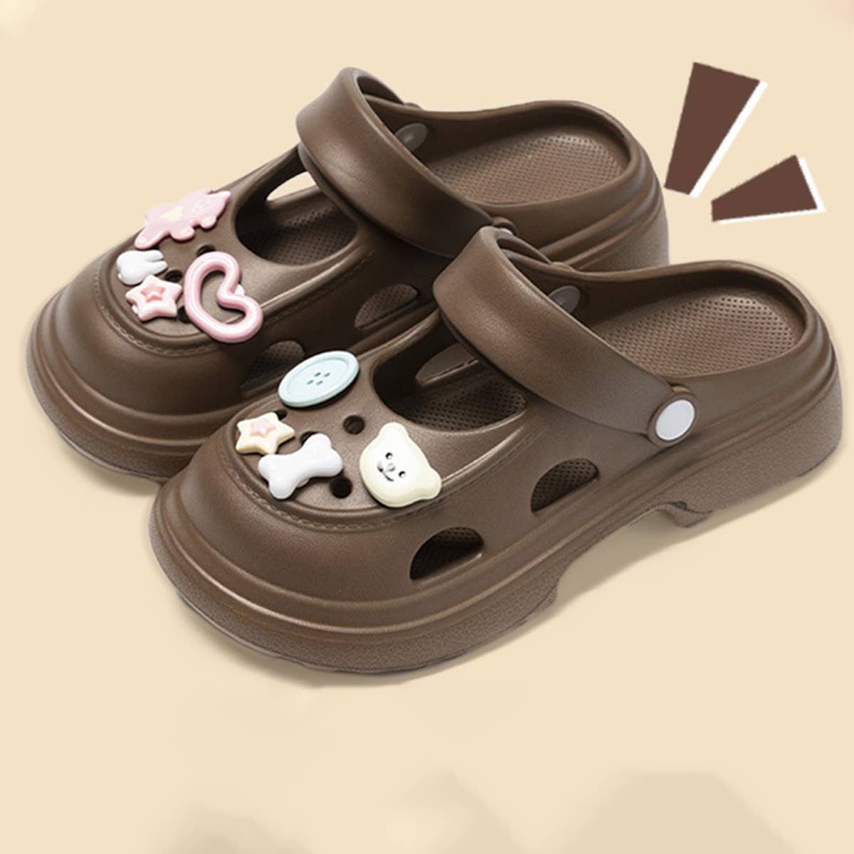 CUTE NON-SLIP AND ODOR-RESISTANT HOLE SANDALS