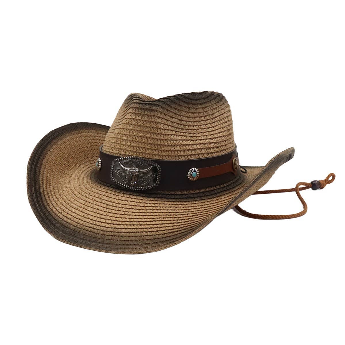 Unisex Outdoor Beach Hat Western Cowboy Style_CWAH04491