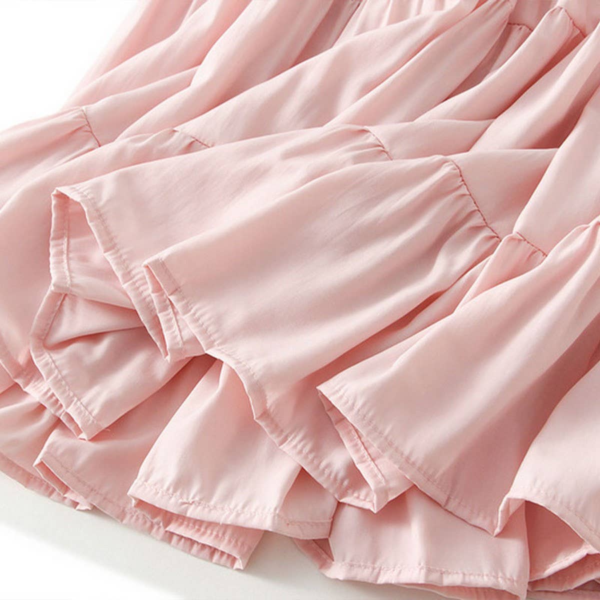 GENTLE AND SWEET LONG-SLEEVED CAKE SKIRT