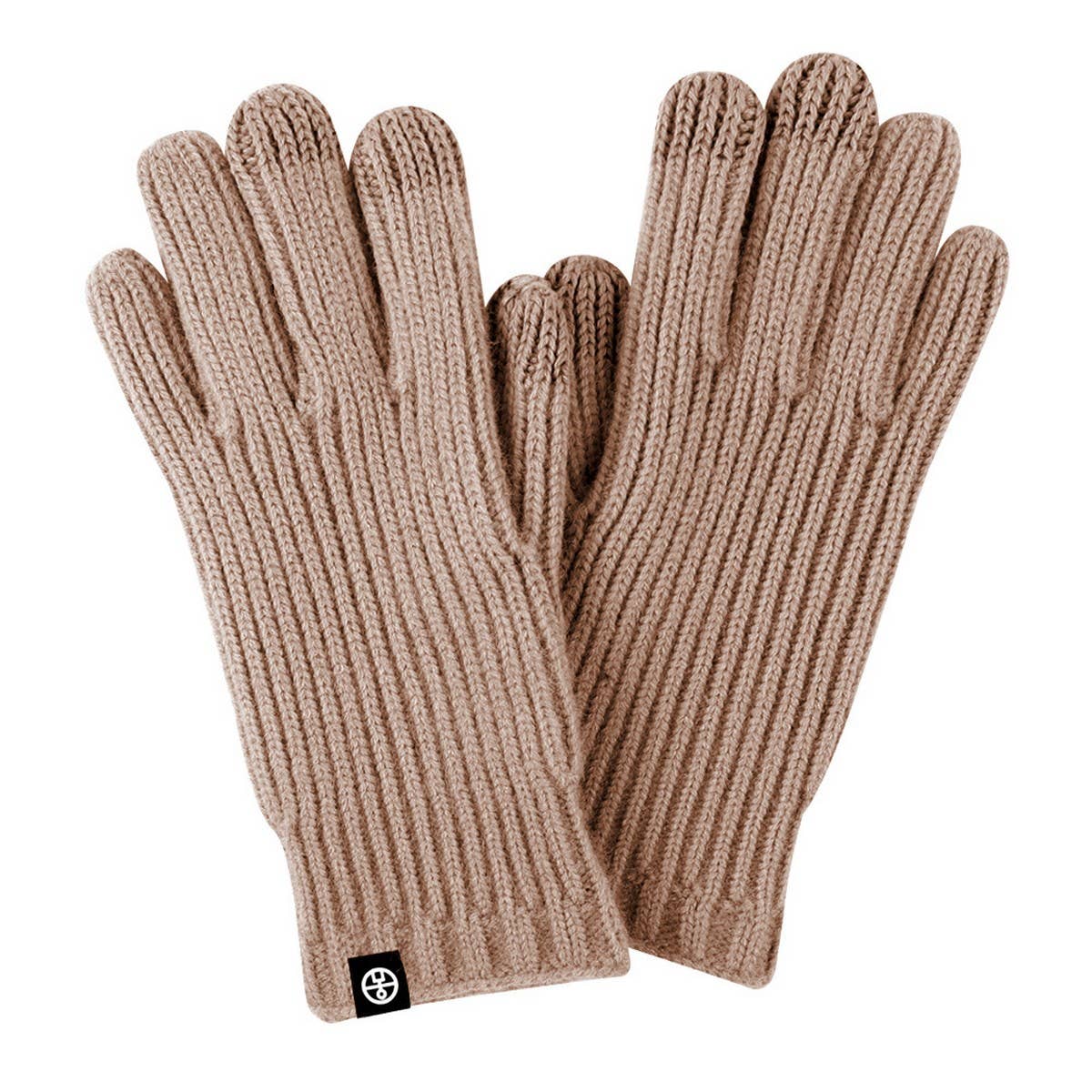 SOLID COLOR VERTICAL STRIPED TOUCH SCREEN GLOVES_CWAG0386