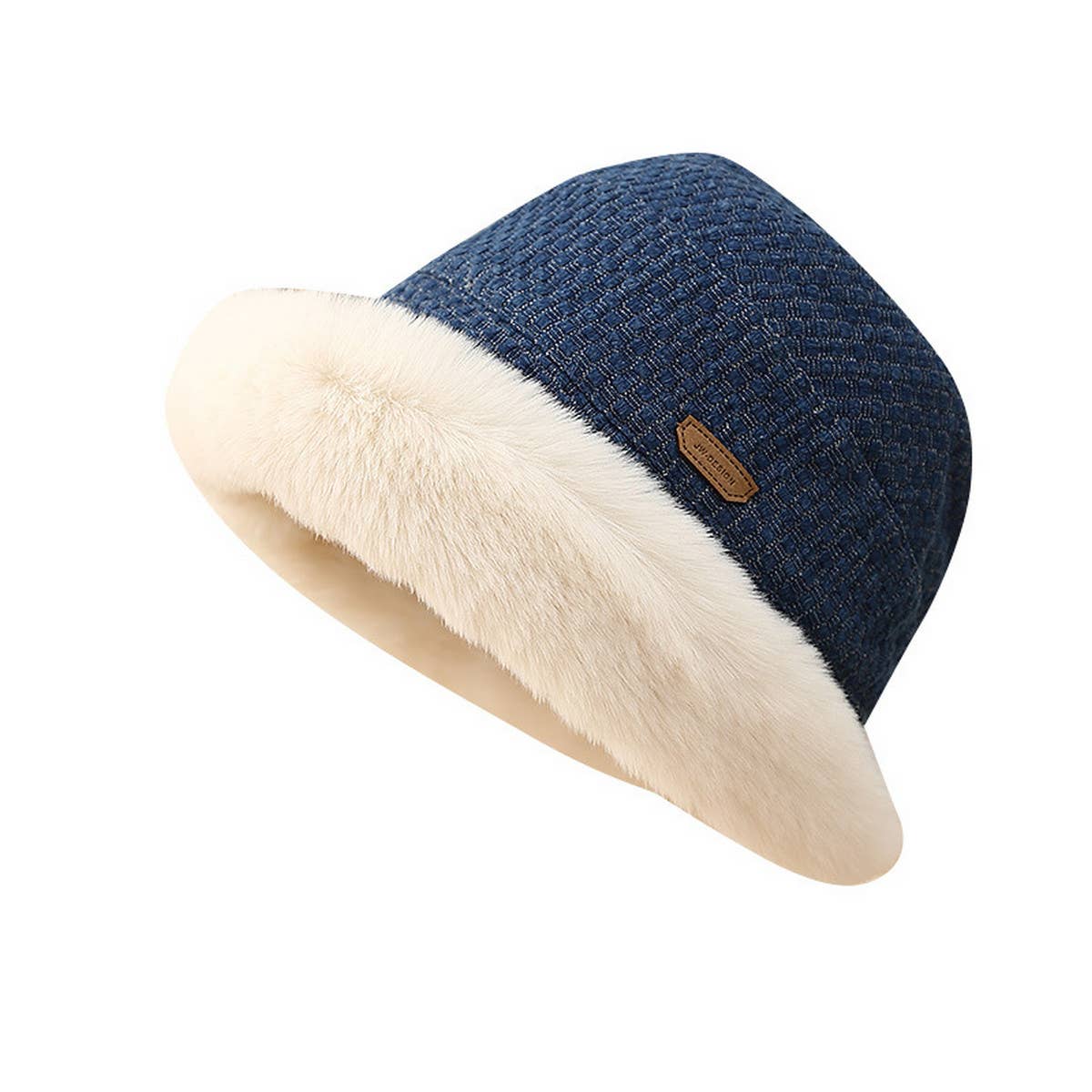 WOMEN AUTUMN AND WINTER THICK BUCKET HAT_CWAB2862