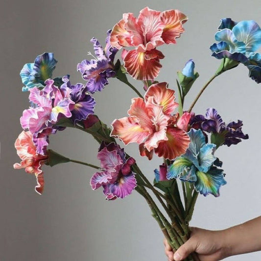 High-Quality Artificial Iris Oil Painting Style