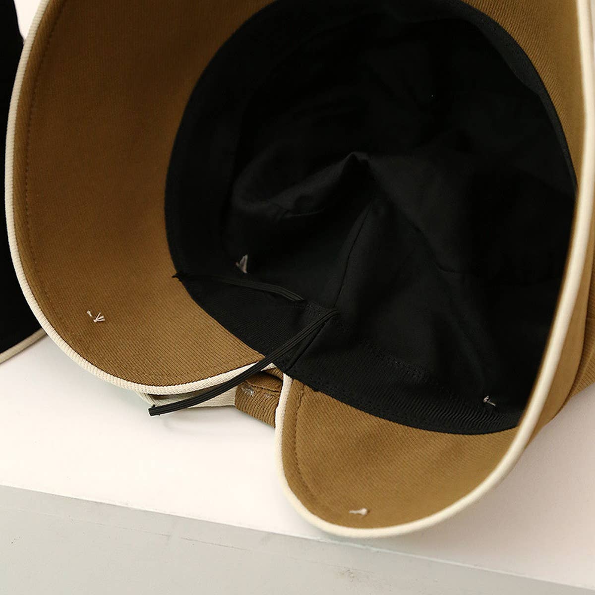 WOMEN OUTDOOR SUN VISOR BOW BUCKET HAT_CWAB2847