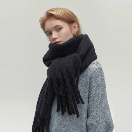 Cozy Solid Long Scarf for Women ? Fall & Winter