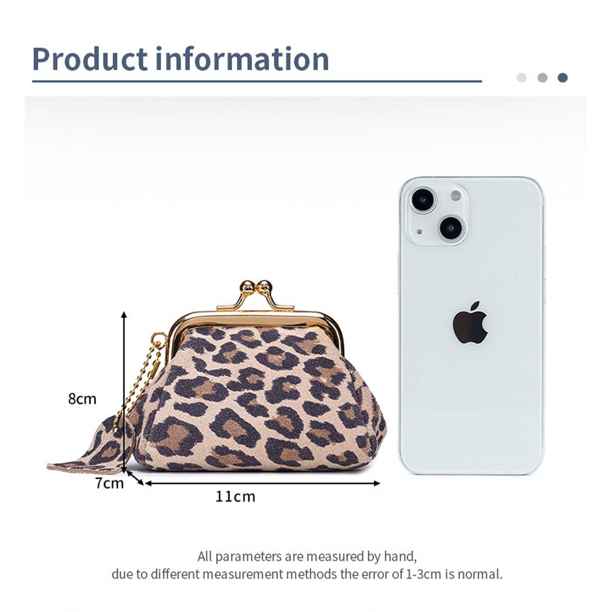 Women¡¯s Leopard Leather Wallet ? Small Coin Bag_CUAB00397
