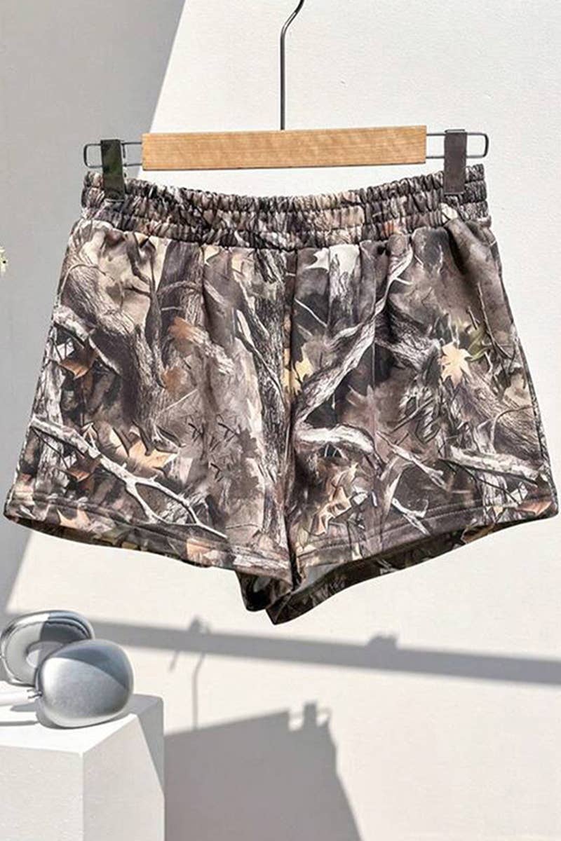 CWBSP0580_SUMMER NEW ELASTIC MILK SILK HOT PANTS A-LINE PANT