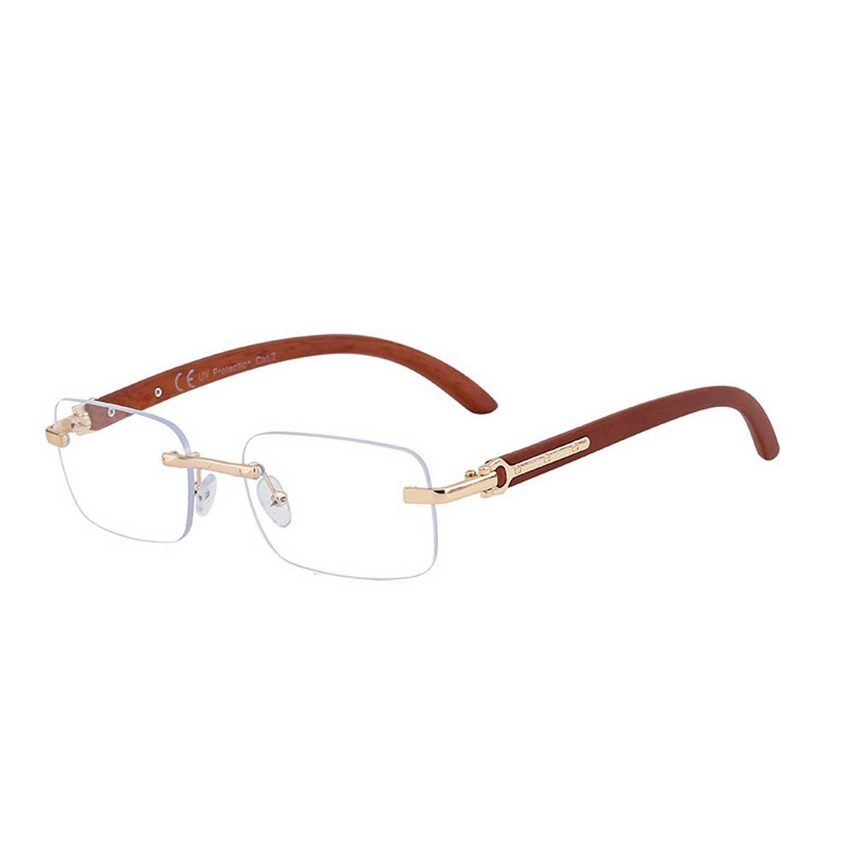 RETRO SMALL FRAME RIMLESS SUNGLASSES_CWASG0671