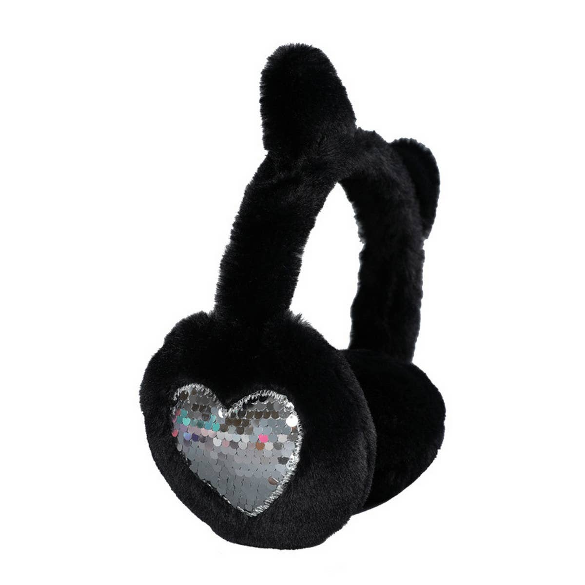 2024 NEW SEQUIN LOVE HEART WARM EARMUFFS_CWMM1416