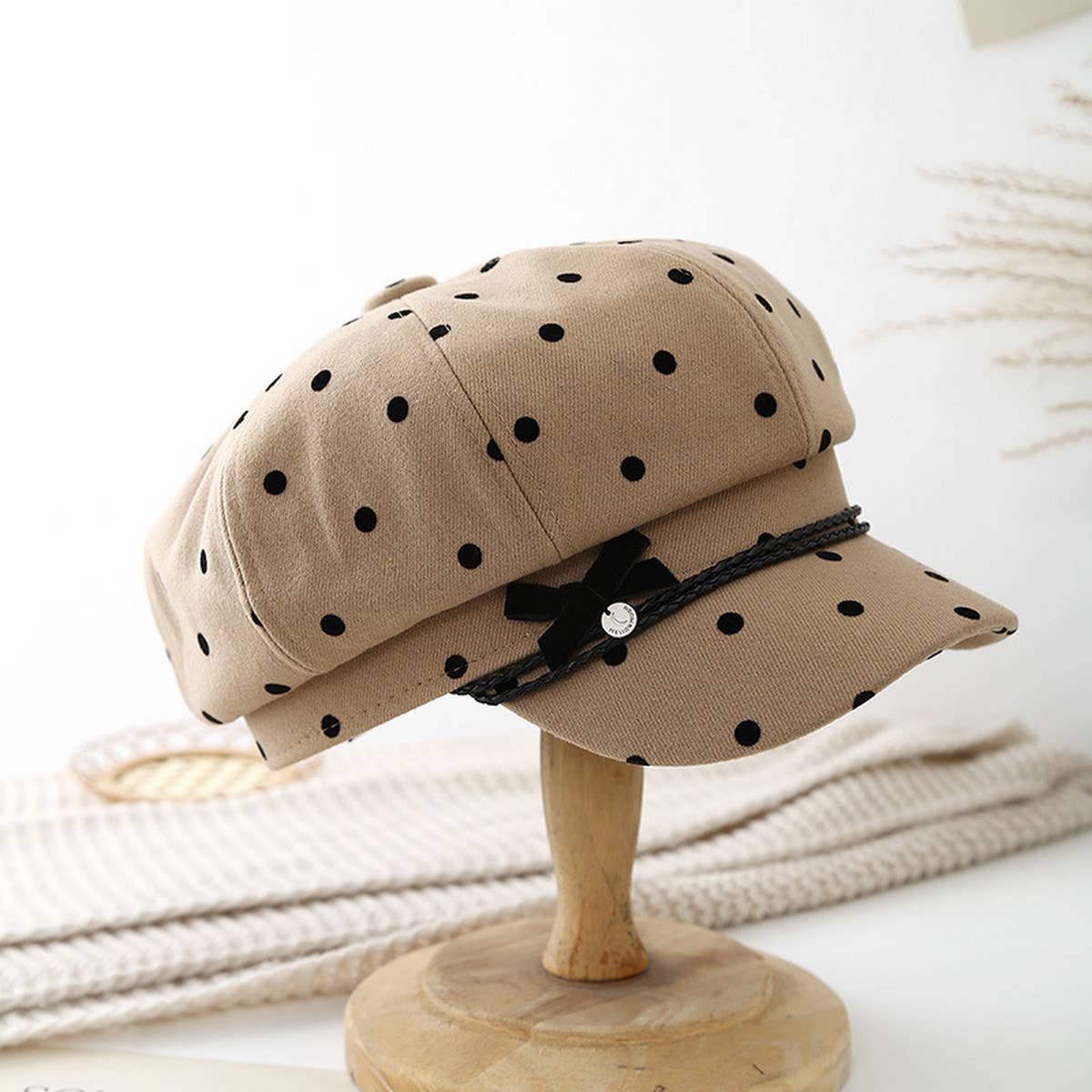 2024 NEW OUTDOOR SUNSHADE POLKA DOT BUCKET HAT_CWAB2853
