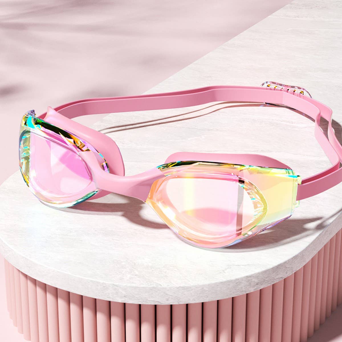 Pro Anti-Fog Swim Goggles for Adults ??œRacing Style_CWMM6637