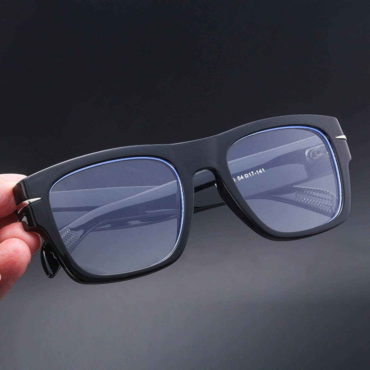 RETRO SUNGLASSES FASHION SQUARE FRAME SUNGLASSES