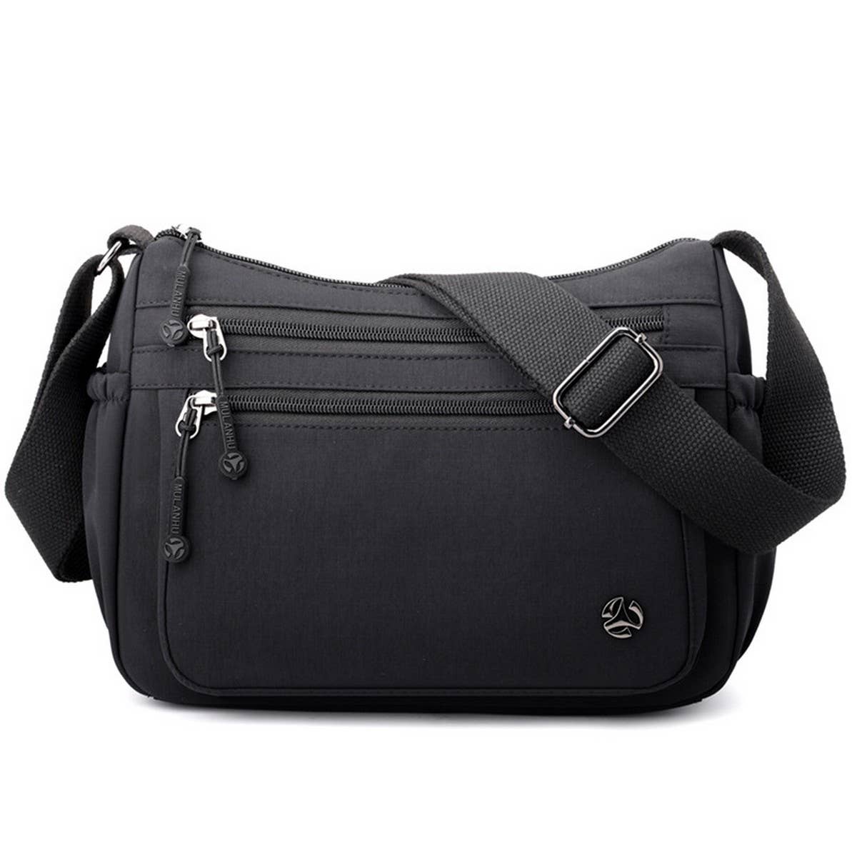 CASUAL SIMPLE MULTI-LAYER NYLON SHOULDER BAG_CWASC1779
