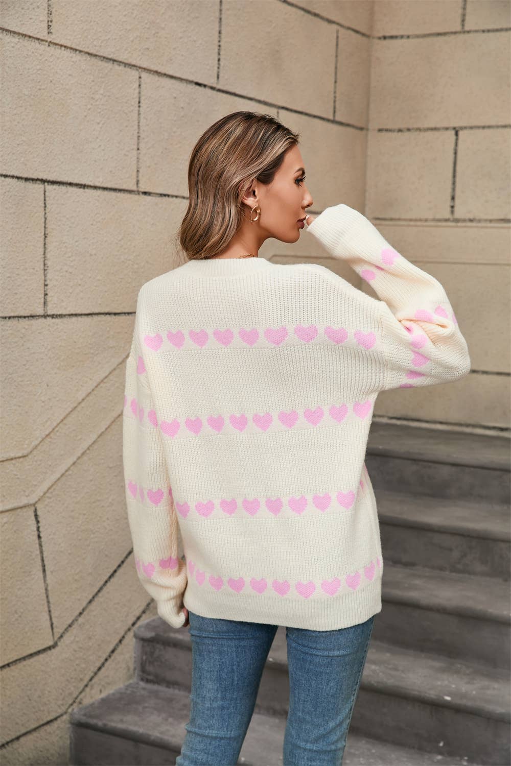 KNITWEAR LOVE FASHION PULLOVER SWEATER