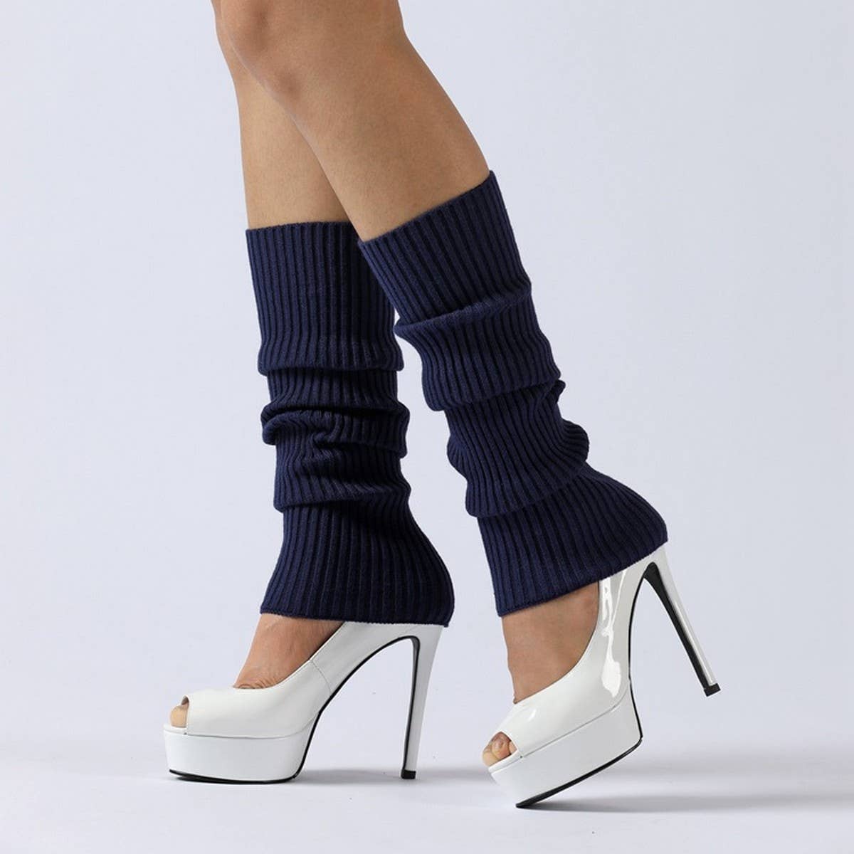 WARM BALLET LEGGINGS HIGH ELASTIC STACKED SOCKS