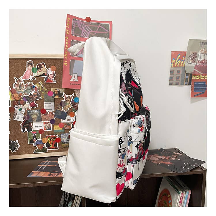 Trendy large-capacity student backpacks