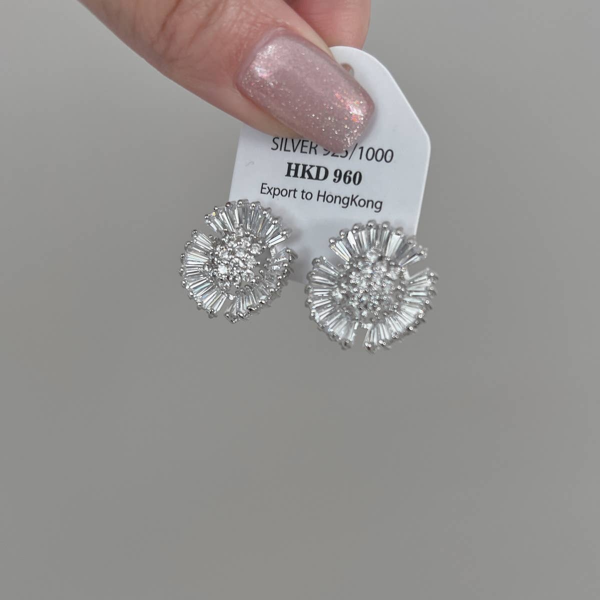 ZIRCON CHRYSANTHEMUM EARRINGS_CWAJE2025