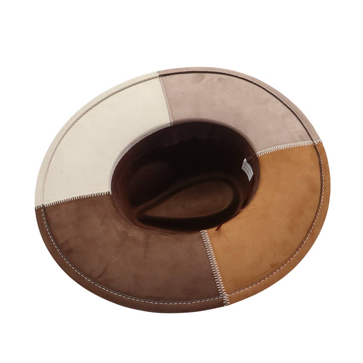 Unisex Wool Cowboy Fedora Hat Ethnic Style_CWAH04439