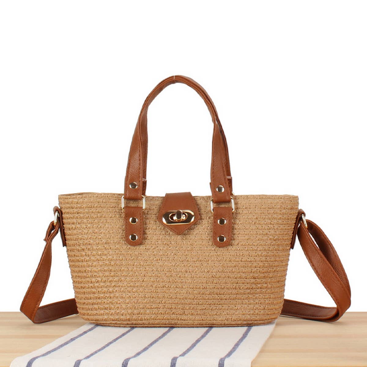 TRENDY SUMMER FASHION STRAW CROSSBODY BAG_CWAB2107
