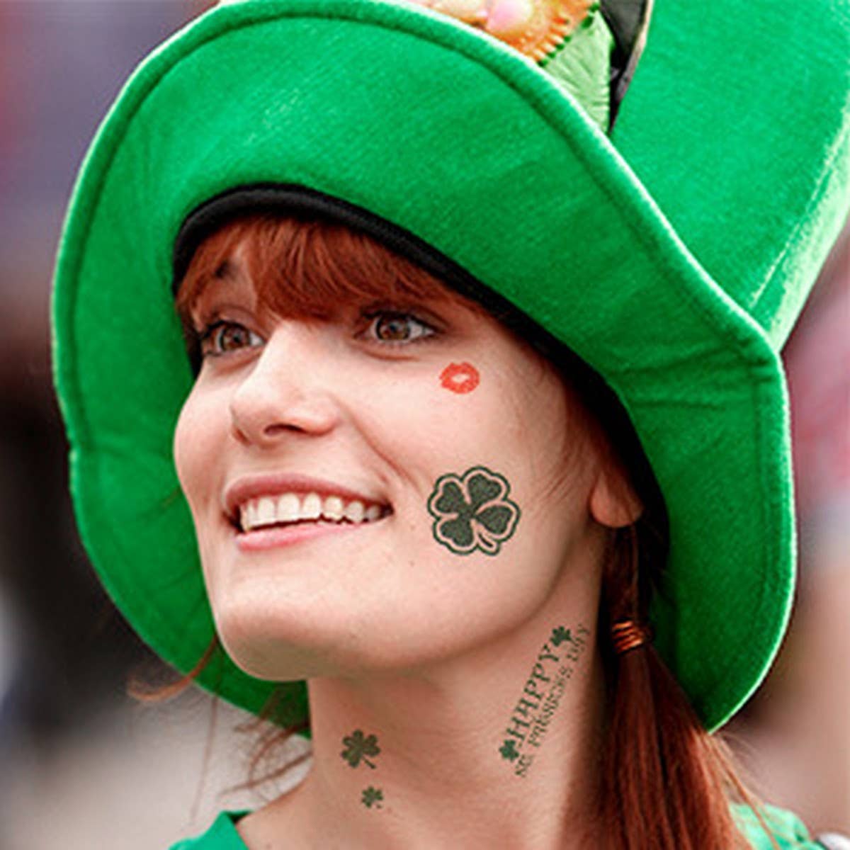 Glitter Leaf Cartoon Tattoo Stickers for Party