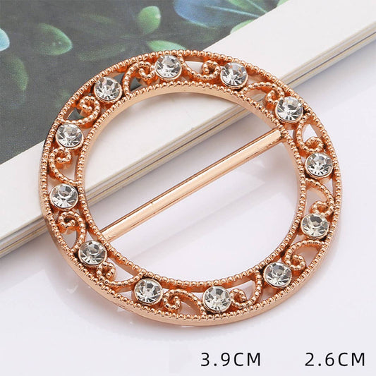 RING WITH DIAMONDS SCARF RING WITH NO UPKEEP