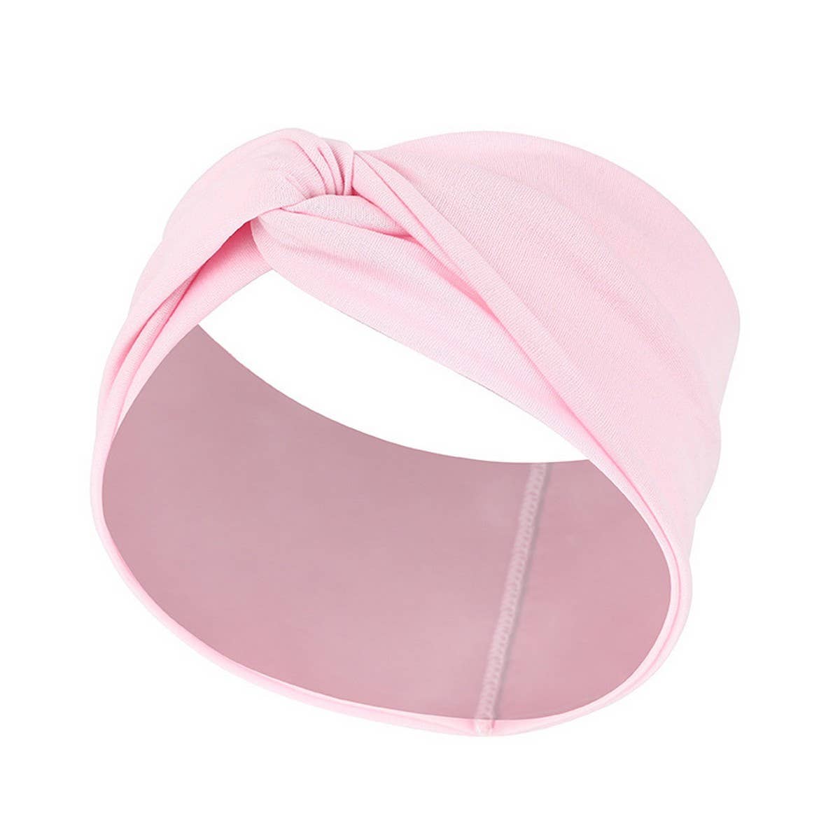 CWAHA6416_FASHION WIDE KNOTTED CROSS HEADBAND