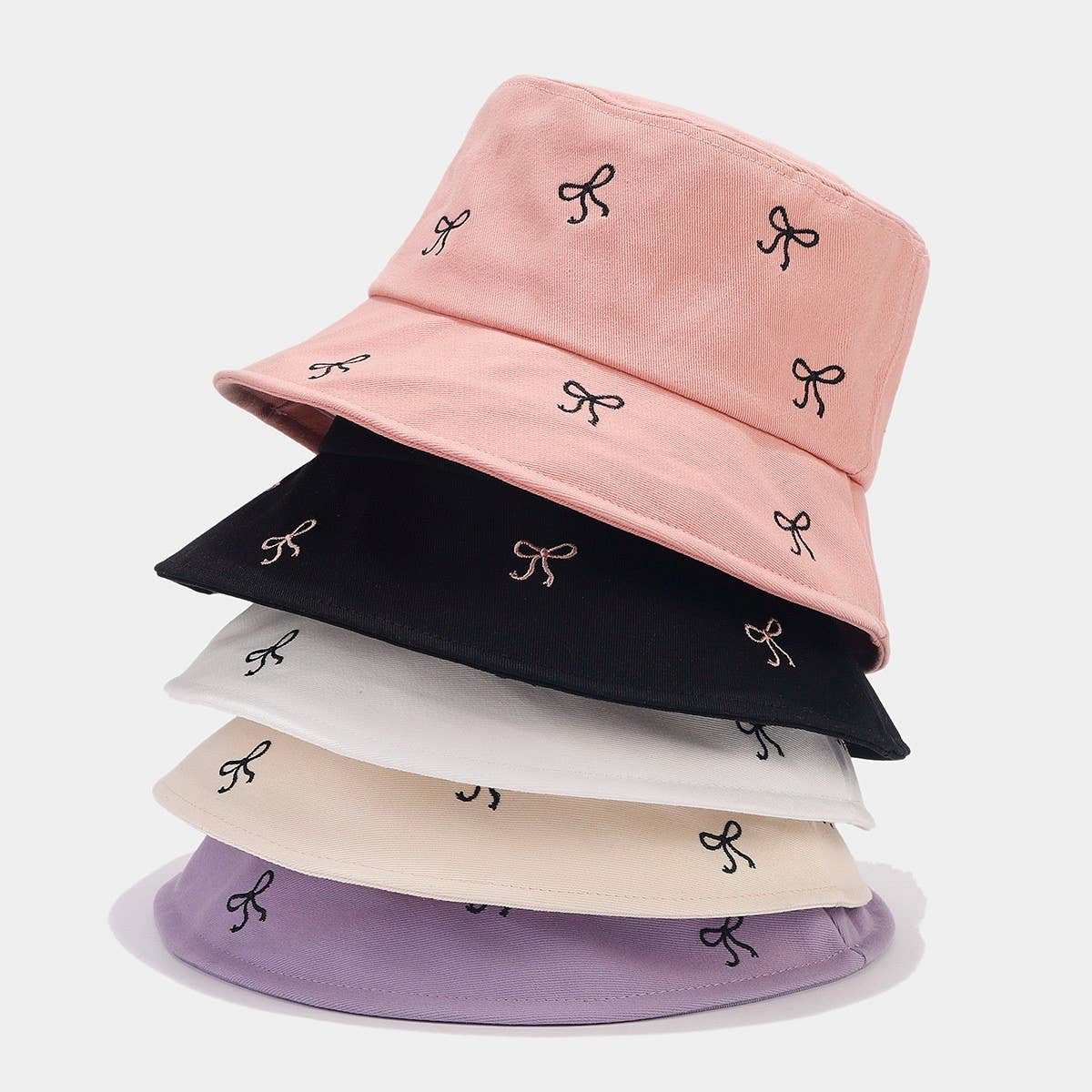 2024 NEW SIMPLE TRAVEL BOW BUCKET HAT_CWAH1569