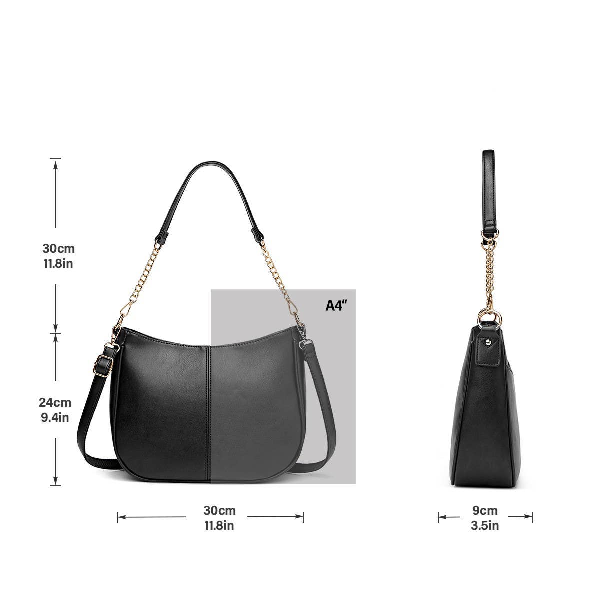 SIMPLE HIGH CAPACITY SINGLE SHOULDER CROSSBODY BAG_CWAB1809
