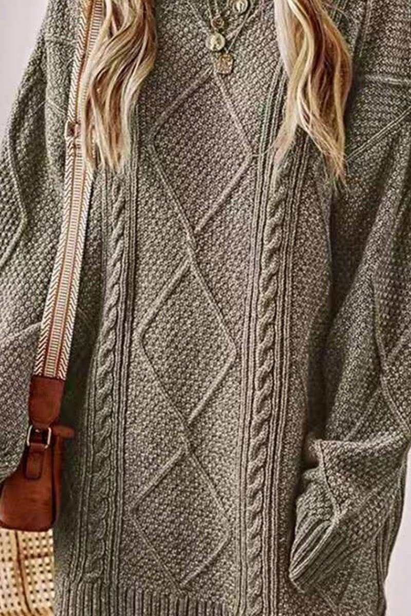 CWOSWL07654_COZY CHUNKY KNIT LONG SWEATER PULLOVER