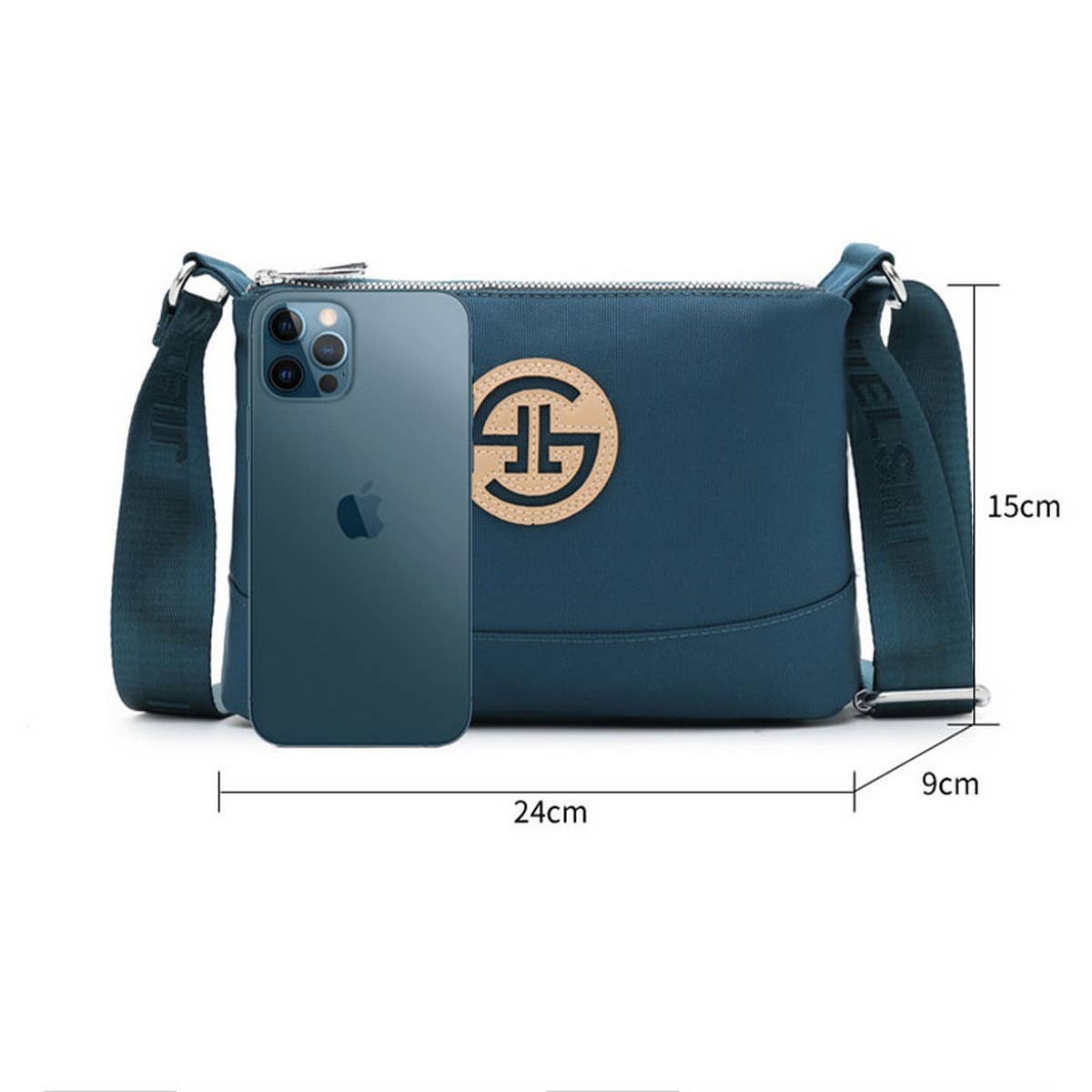 FASHION SOLID COLOR SHOULDER MESSENGER BAG_CWAB3533