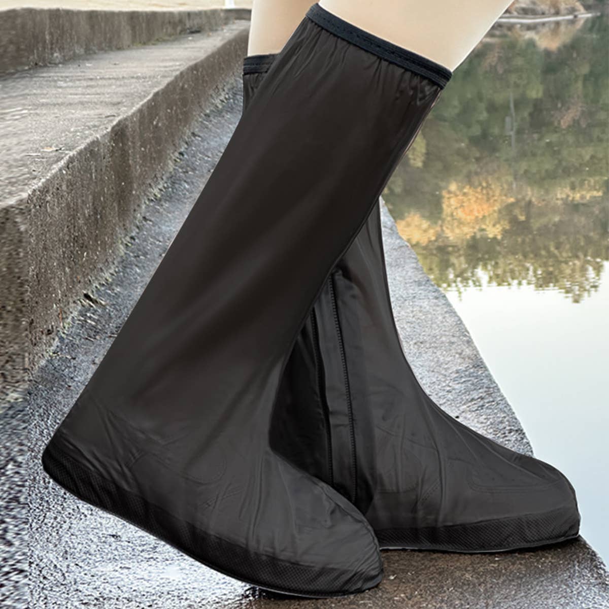 CWMM8440_TRAVEL NON-SLIP WEAR-RESISTANT RAINPROOF SHOE COVER