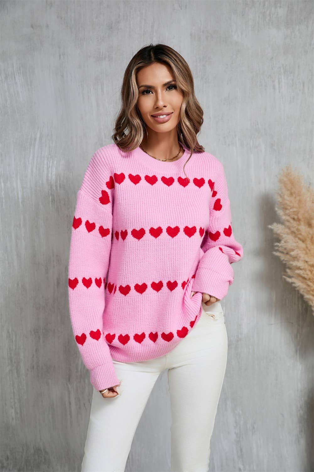 KNITWEAR LOVE FASHION PULLOVER SWEATER