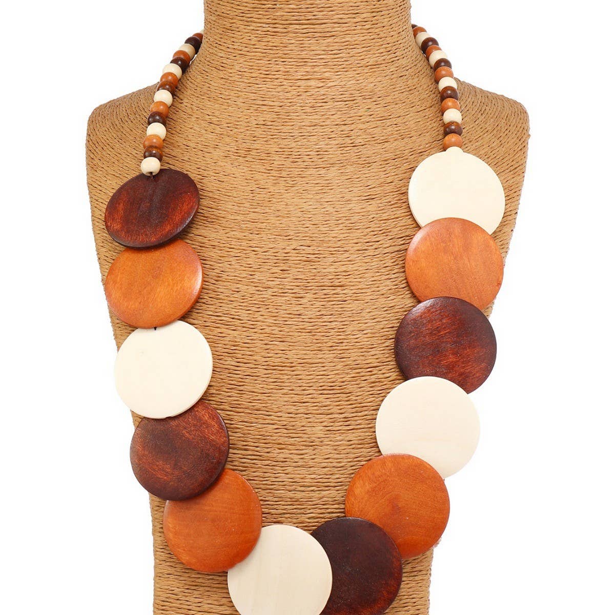 RETRO ETHNIC STYLE HAND-WOVEN BEADED NECKLACE_CWMM4441