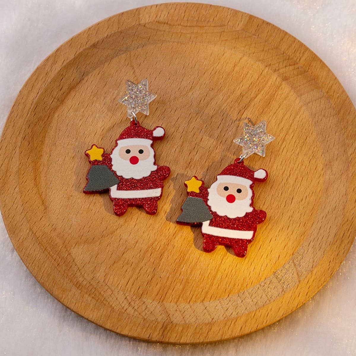 CHRISTMAS SIMPLE AND VERSATILE CARTOON EARRINGS