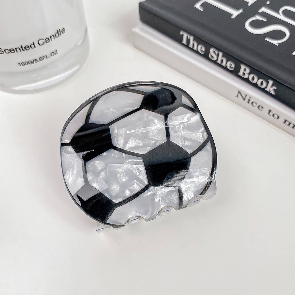 Sports series basketball football hair clips