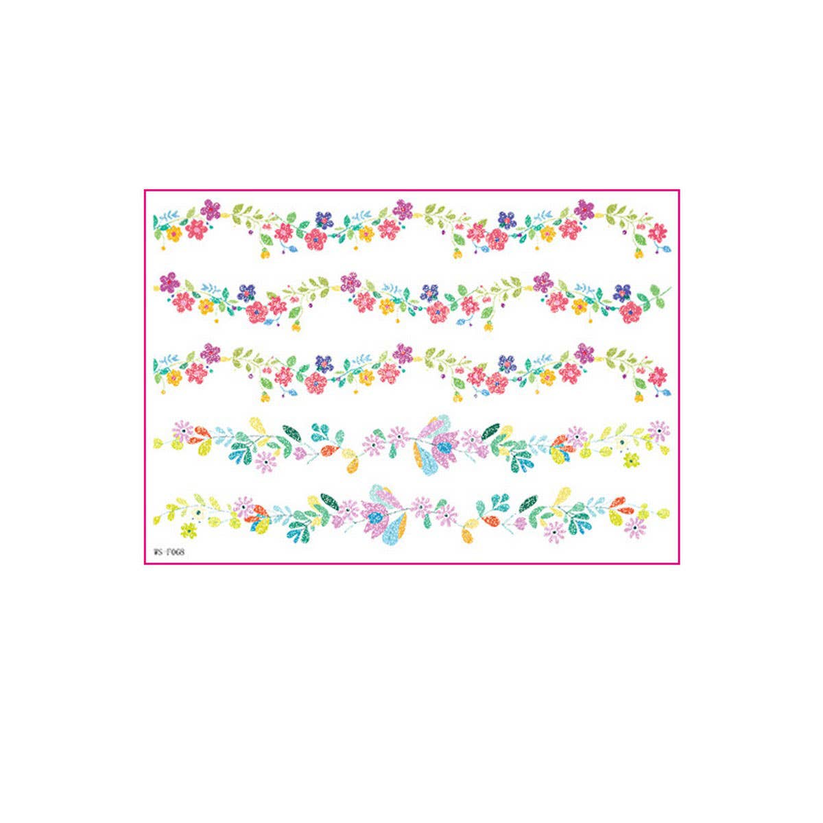 Easter Glitter Water Transfer Stickers for Candles
