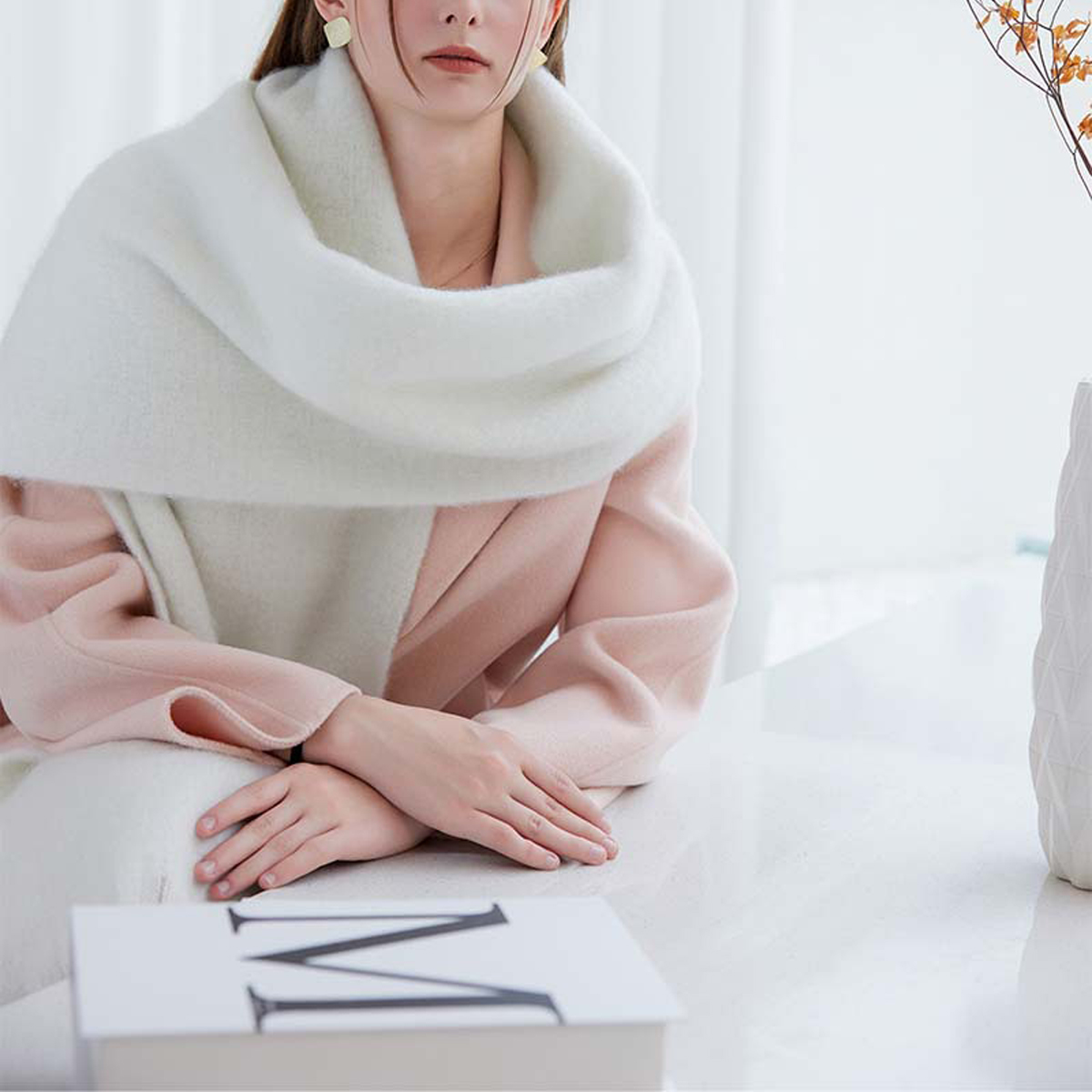 Cozy Solid Scarf ? Winter Thick Warm Wrap
