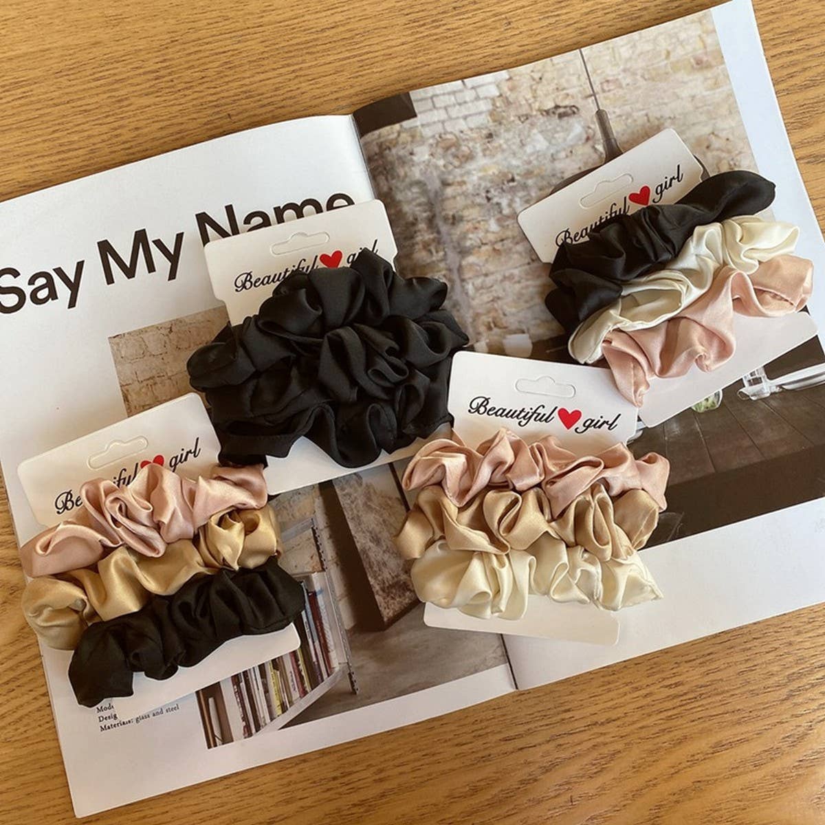 ELEGANT AND EXQUISITE FRENCH HAIR SCRUNCHIES