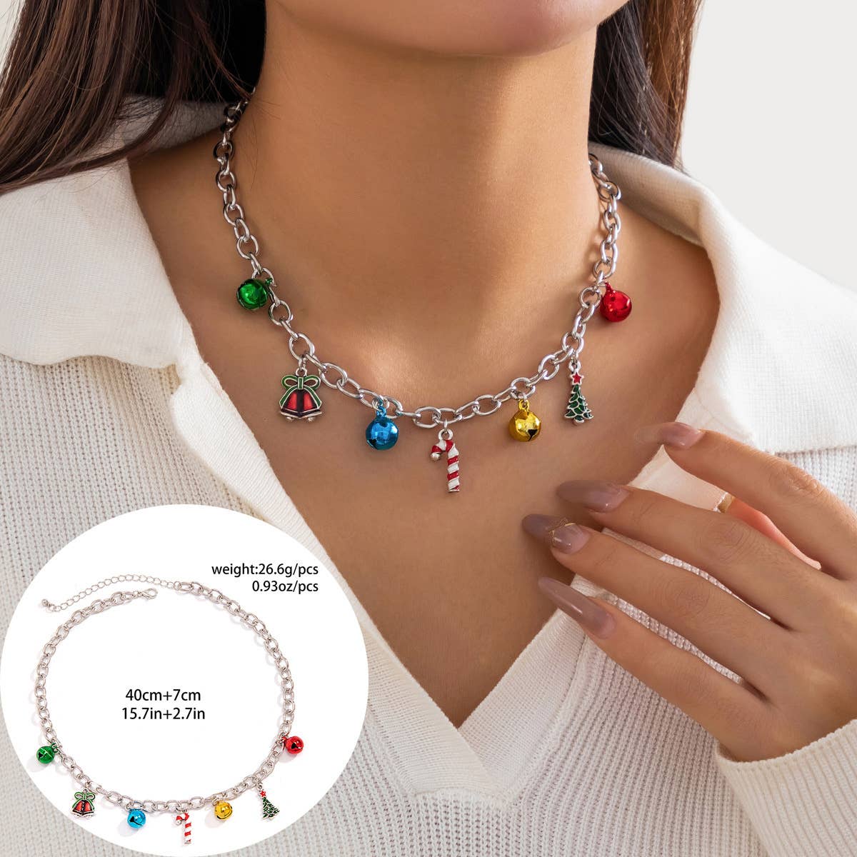 SIMPLE CUTEANDCREATIVEMULTI-ELEMENT NECKLACE_CWAJE1487