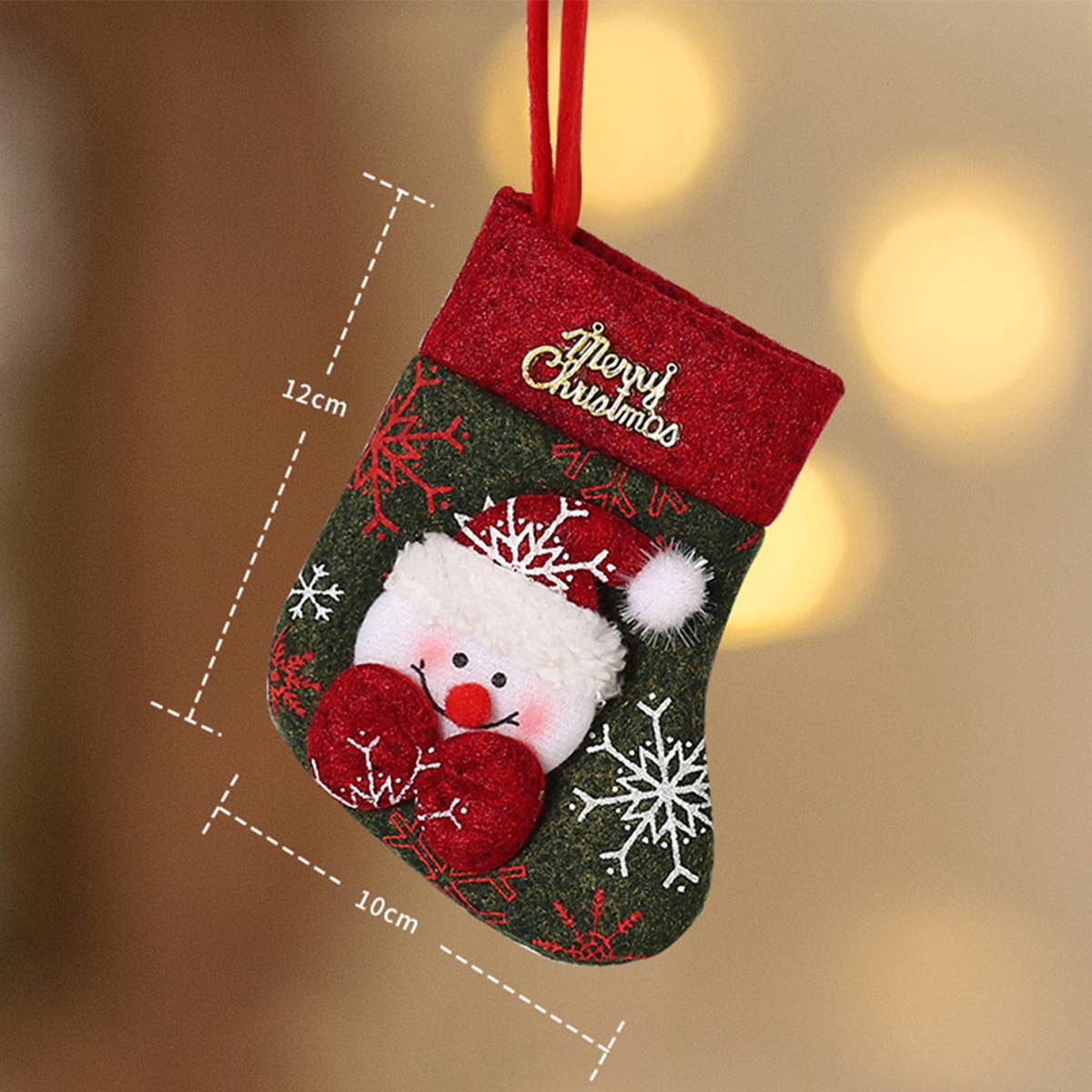 CWMM9344_CHRISTMAS SOCKS CHRISTMAS TREE PENDANT GIFT BAG