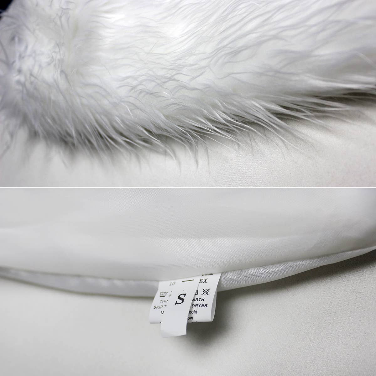 LINE SHOULDER GRADIENT ANTI-LONG HAIR SHORT FUR