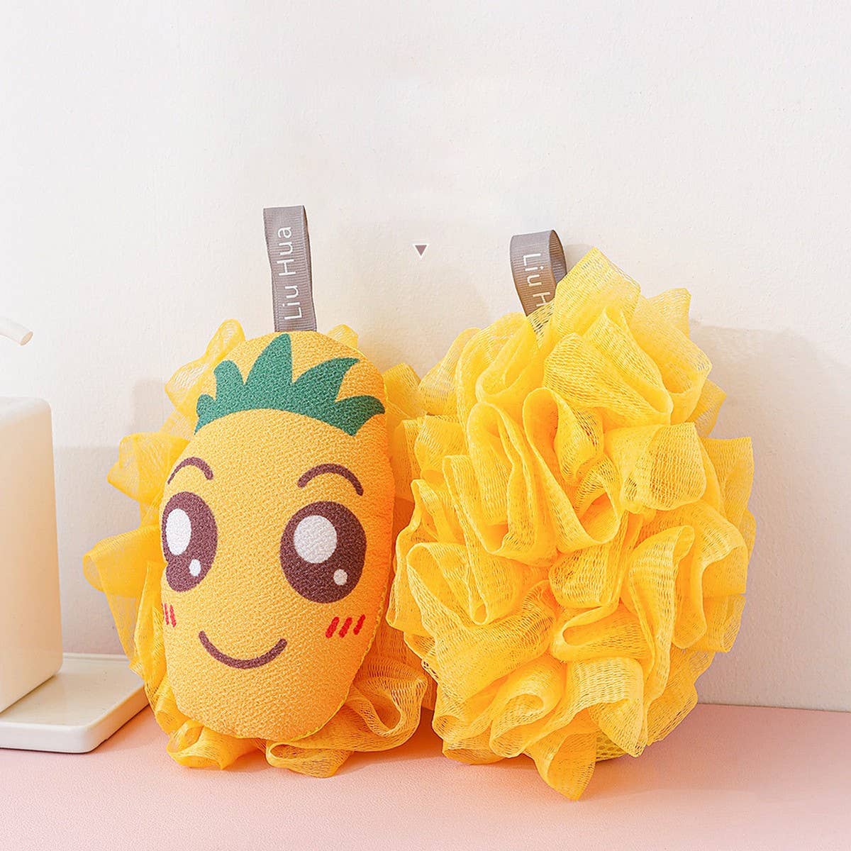 BATH POUF SMALL PINEAPPLE BATH TOWEL BATH FLOWER_CWMM3353