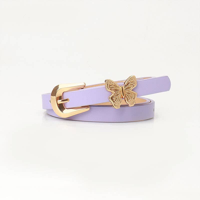 Butterfly-decorated versatile dress belt