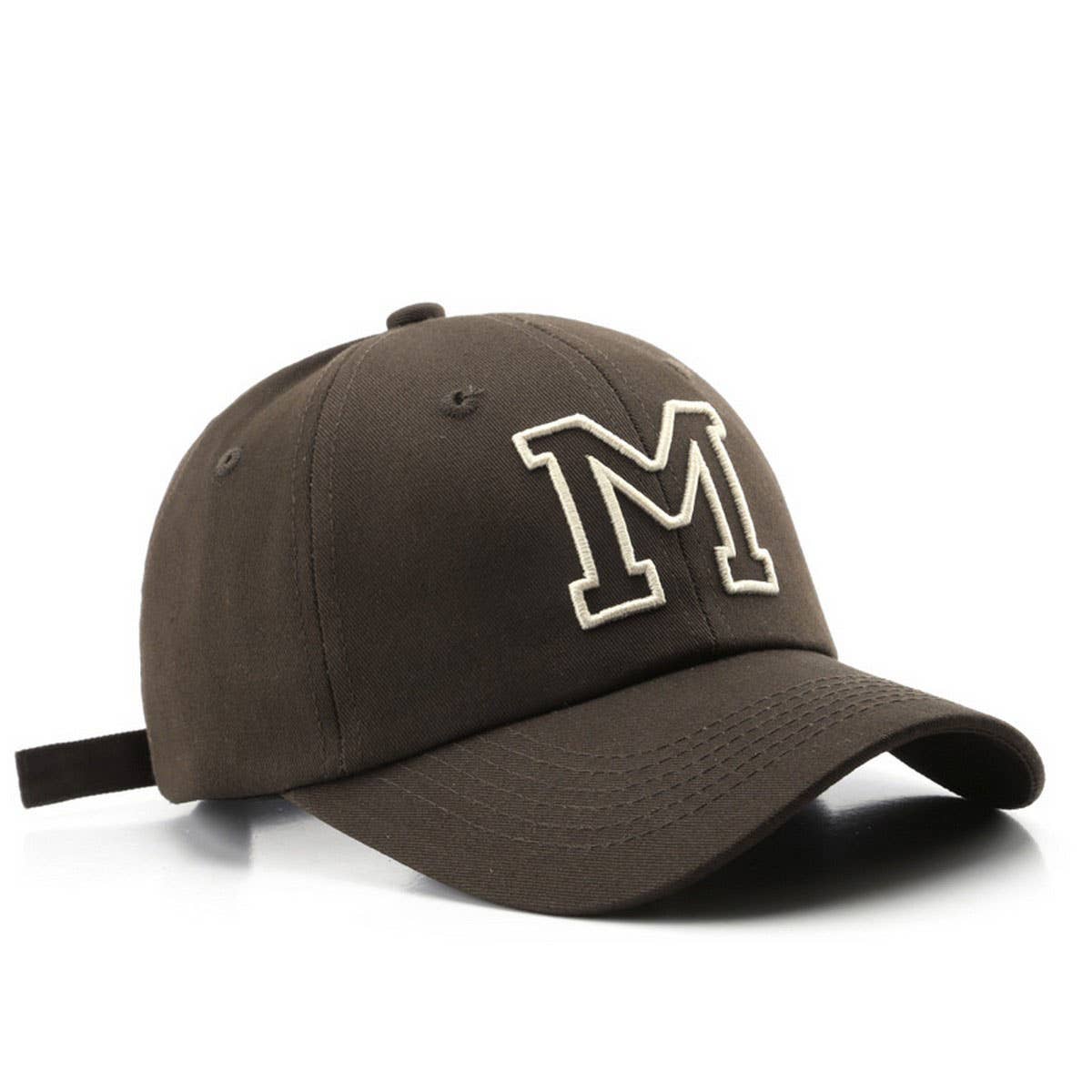 Mesh M Letter Embroidered Baseball Cap ? Unisex CWAH2837