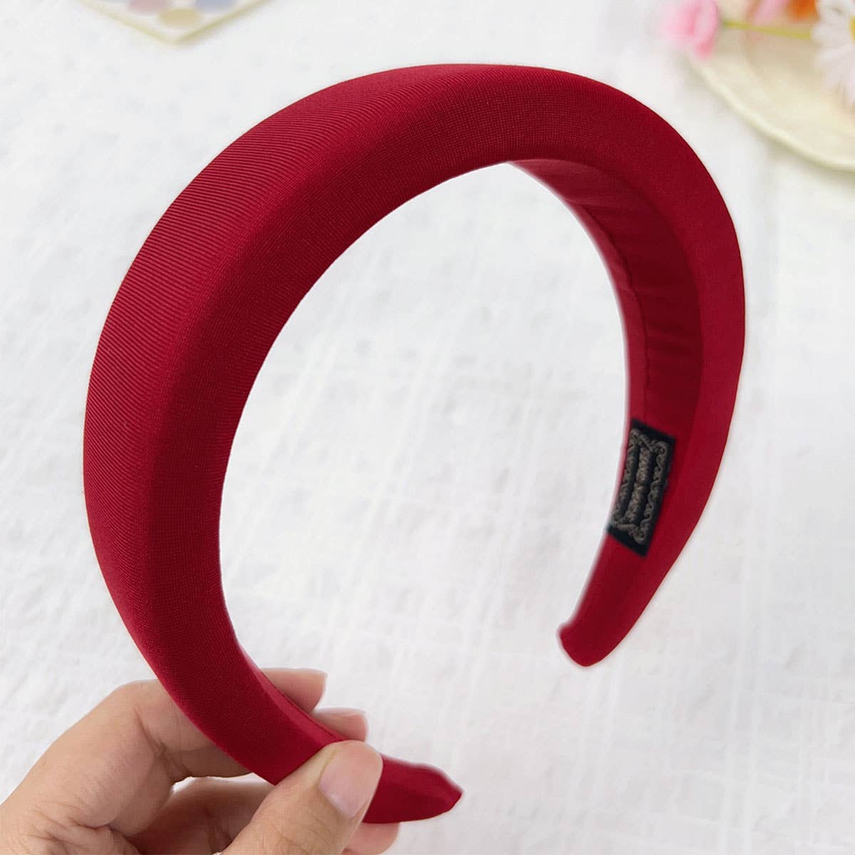Candy color thickened high cranial top hair band