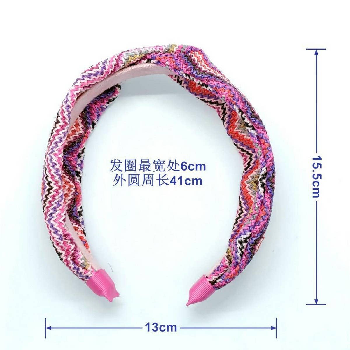 Best Selling PP Straw Woven Knot Headband_CWAHA6325