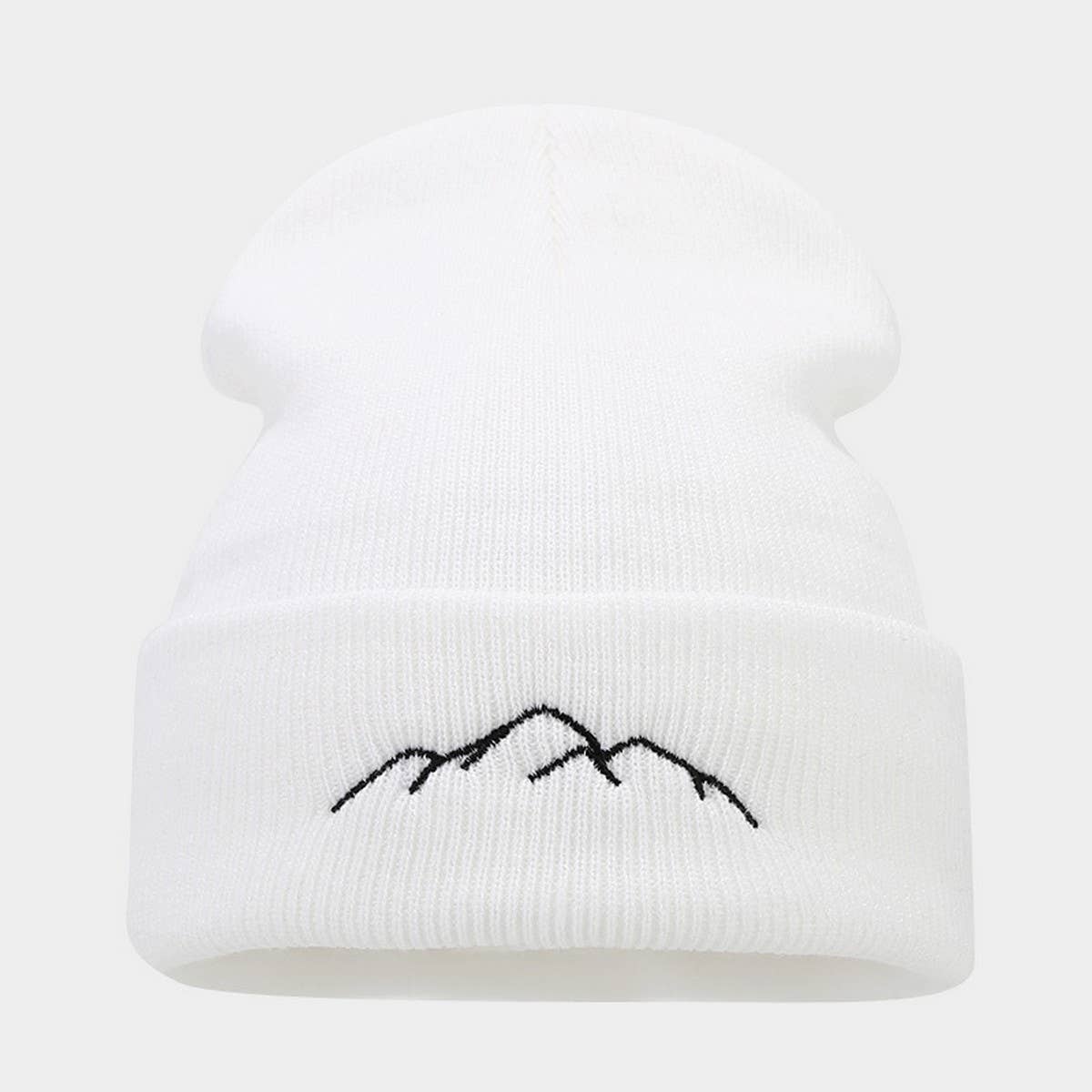 PATAGONIA PEAKS EMBROIDERED KNITTED HAT_CWAH2079